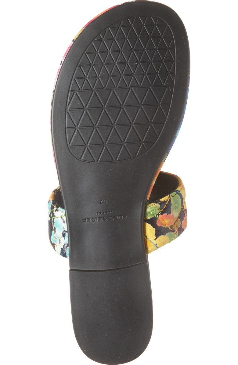 Kurt Geiger London Kensington T-Bar Sandal, Alternate, color, Black Multi