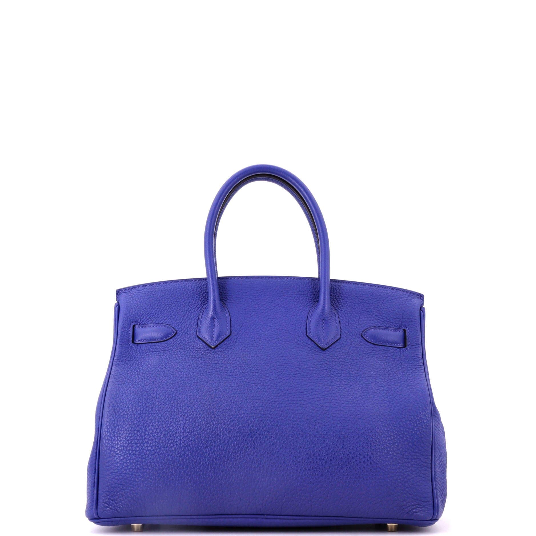 Birkin Handbag Blue Togo with Gold Hardware 30, Alternate, color, Blue