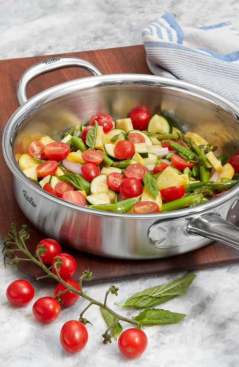Fissler M5 Pro-Ply 5-ply Stainless Steel Sauté Pan, Alternate, color, Stainless Steel