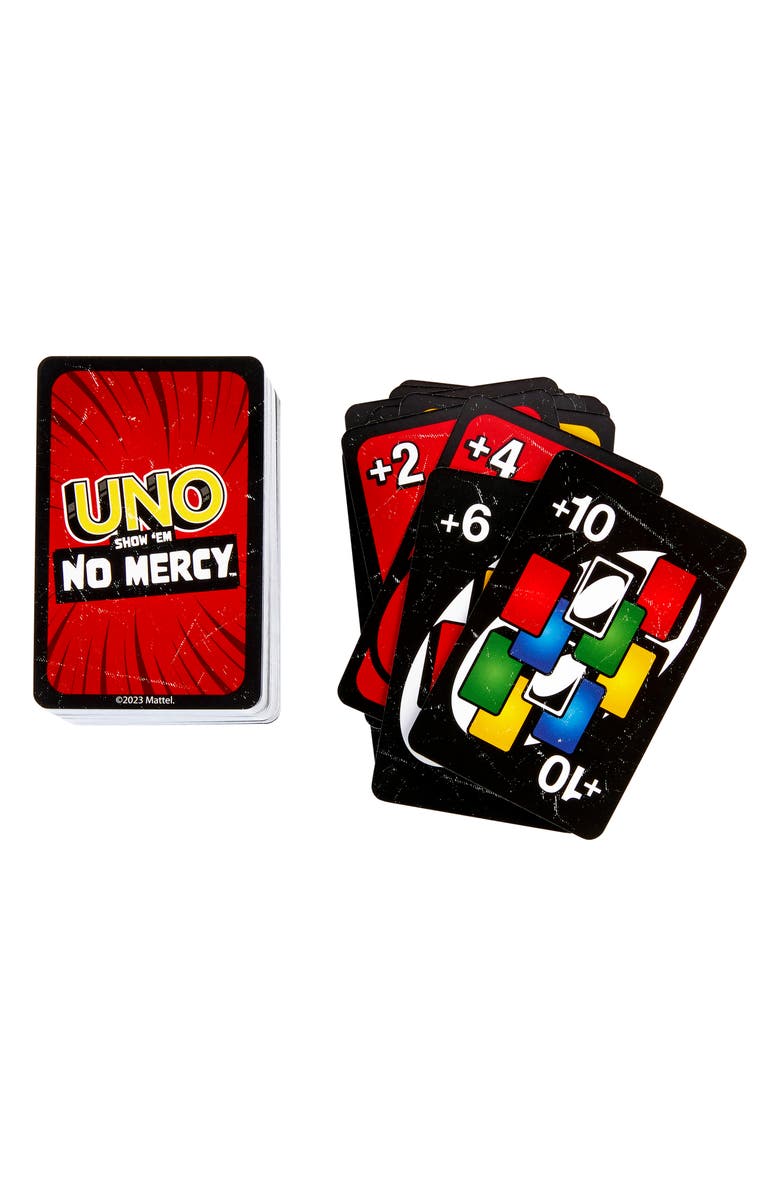 Mattel Show 'Em No Mercy Card Game, Alternate, color, 