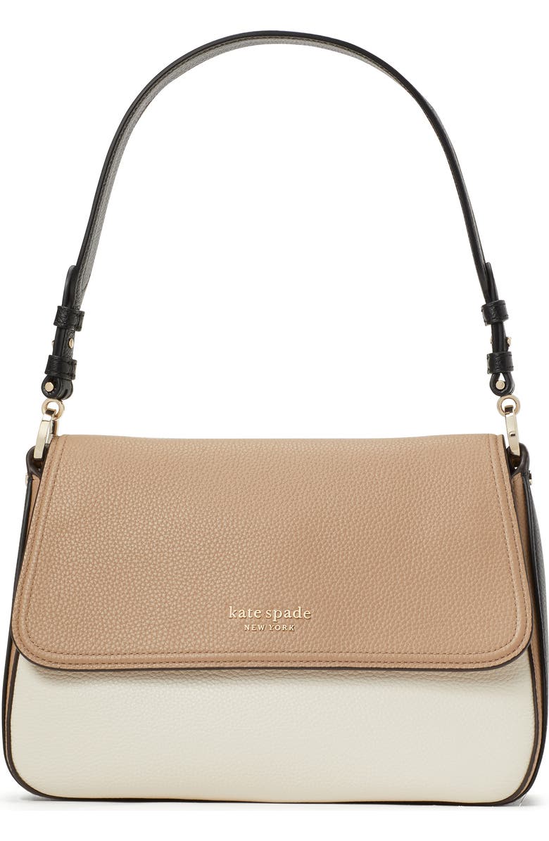 Kate Spade New York hudson pebble leather medium convertible shoulder bag, Main, color,