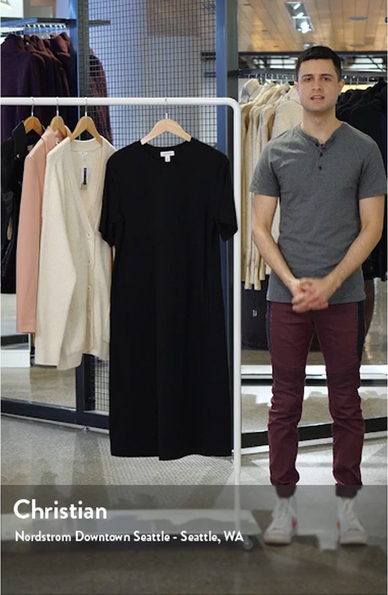 Stretch Cotton Midi T-Shirt Dress