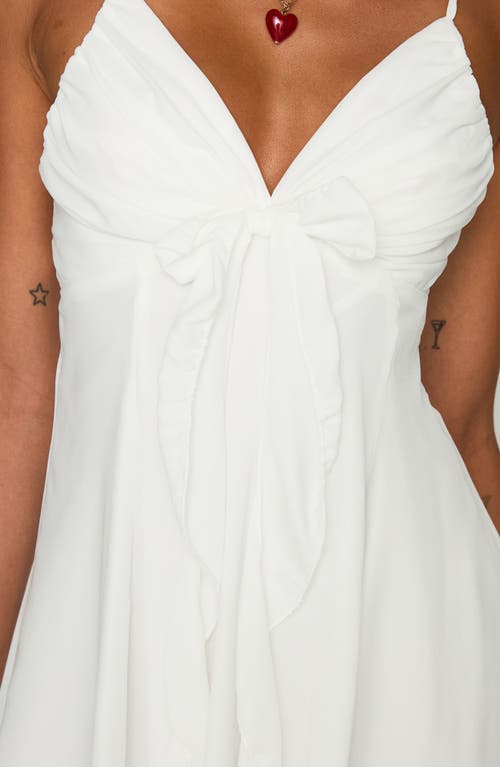 Princess Polly Moon Quartz Mini Sundress In White