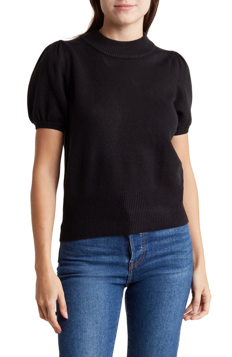 French Connection Babysoft Puff Sleeve Sweater, Main, color,