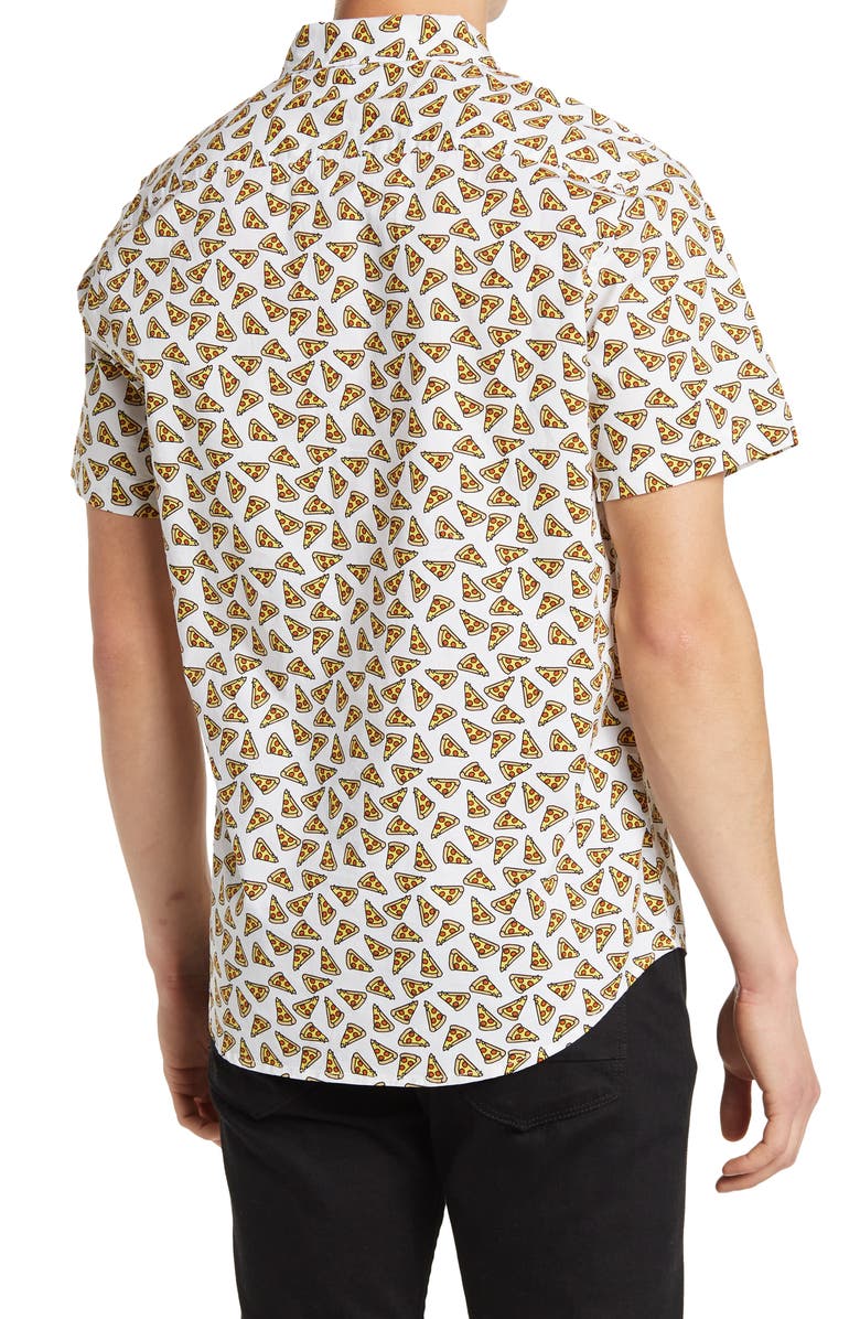 Abound Pizza Print Short Sleeve Shirt, Alternate, color, 