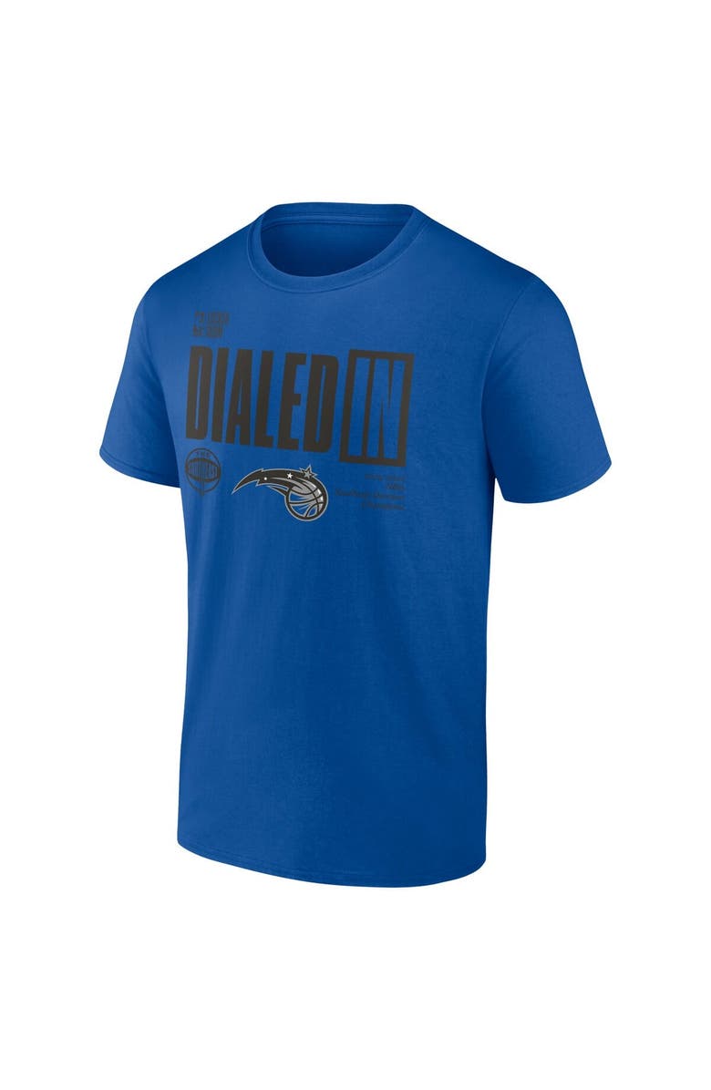 FANATICS Men's Fanatics  Royal Orlando Magic 2025 Southeast Division Champions Locker Room T-Shirt, Alternate, color, 