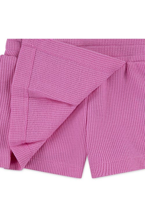 Nike Essentials Scooter Sweatshirt, Shorts & Bodysuit Set In Pink