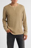 Treasure & Bond Thermal Waffle Slub Knit Long Sleeve T-Shirt