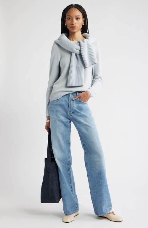 Nordstrom Crewneck Cashmere Sweater In Blue