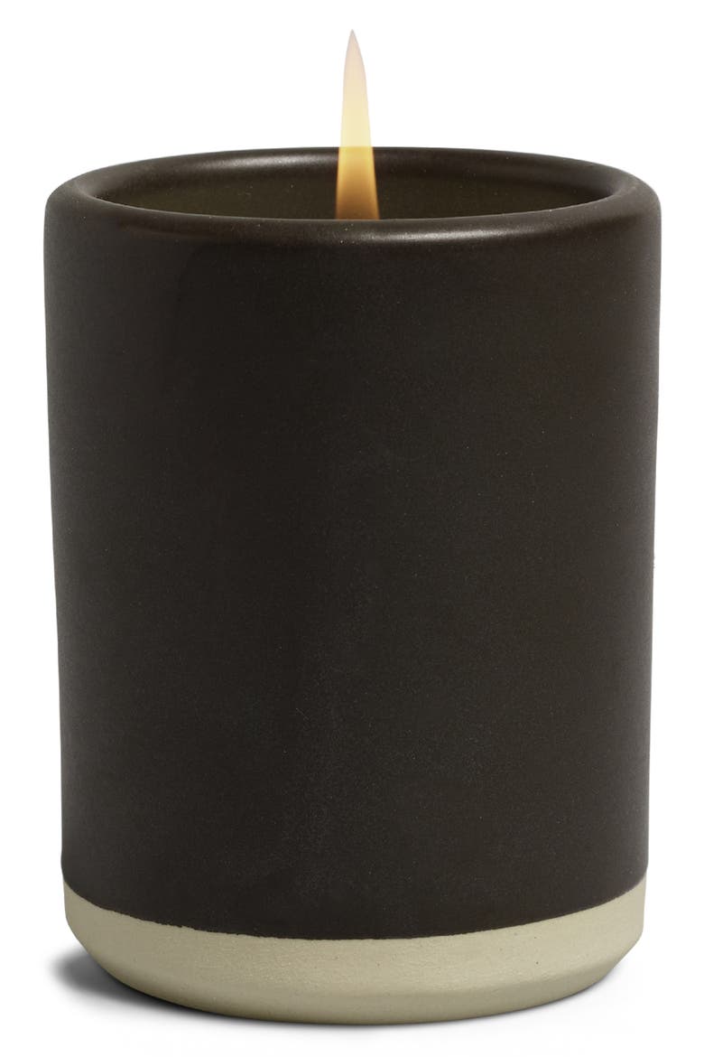 Big Sur Ceramic Candle, Main, color, MATTE BLACK