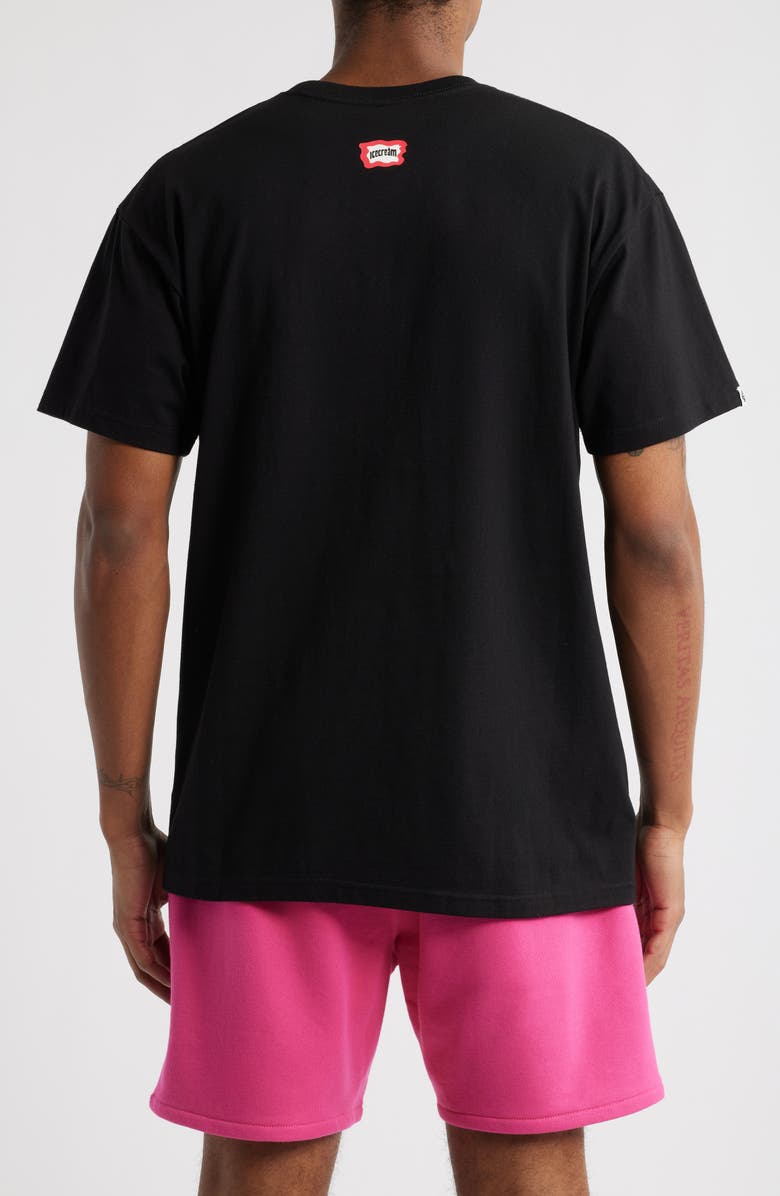 ICECREAM Stoney Graphic T-Shirt, Alternate, color, Black
