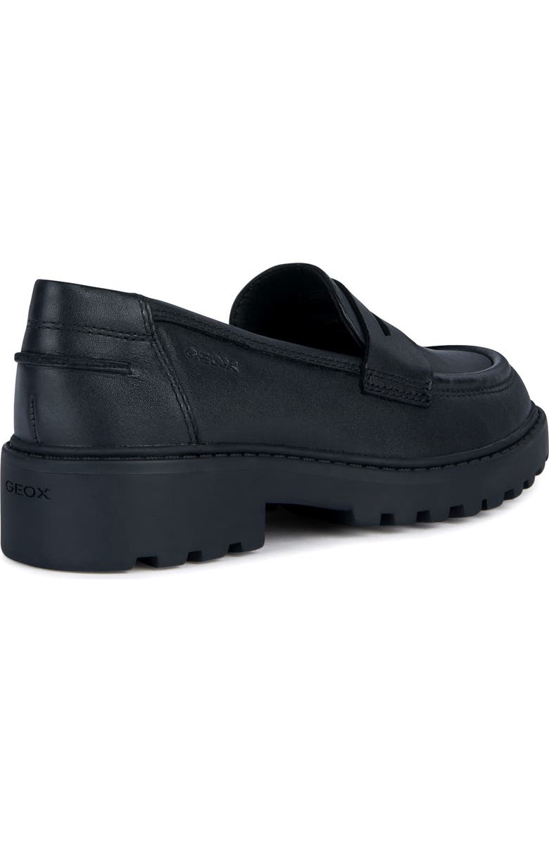 Geox Kids' Casey Penny Loafer, Alternate, color, Black