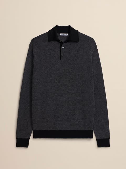 Extrafine Merino Birdseye Polo