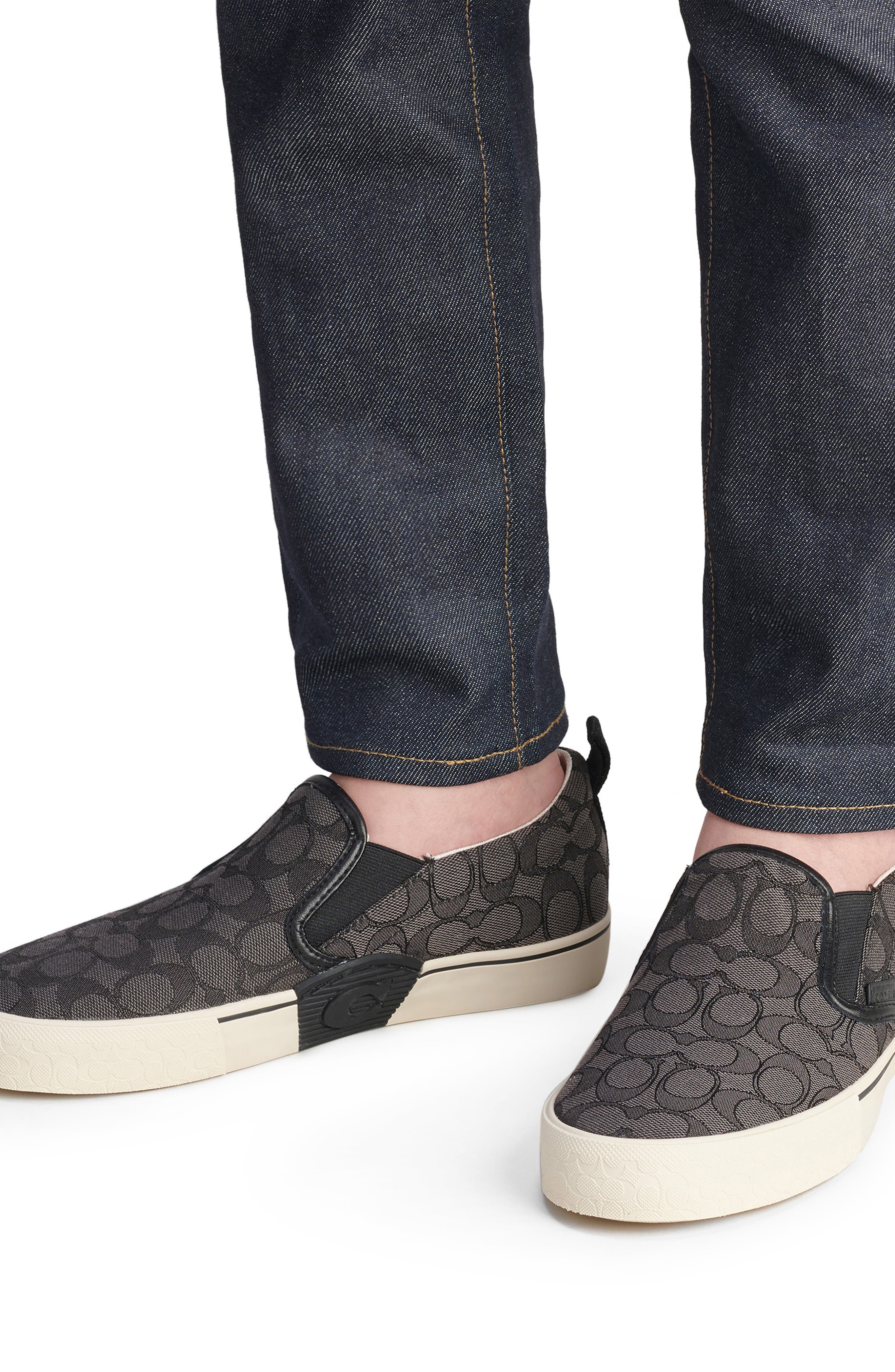 COACH Jacquard Signature Slip-On Shoe, Alternate, color, 