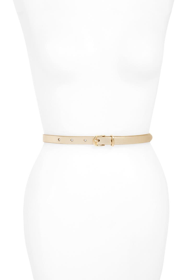 Square Keeper Belt, Main, color, GOLD METALLIC