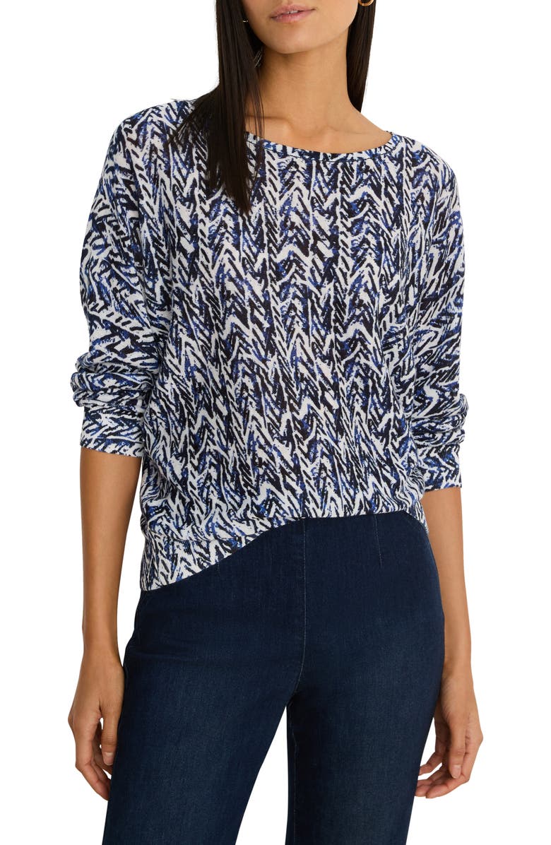 NIC+ZOE Crosshatch Sweater, Main, color,