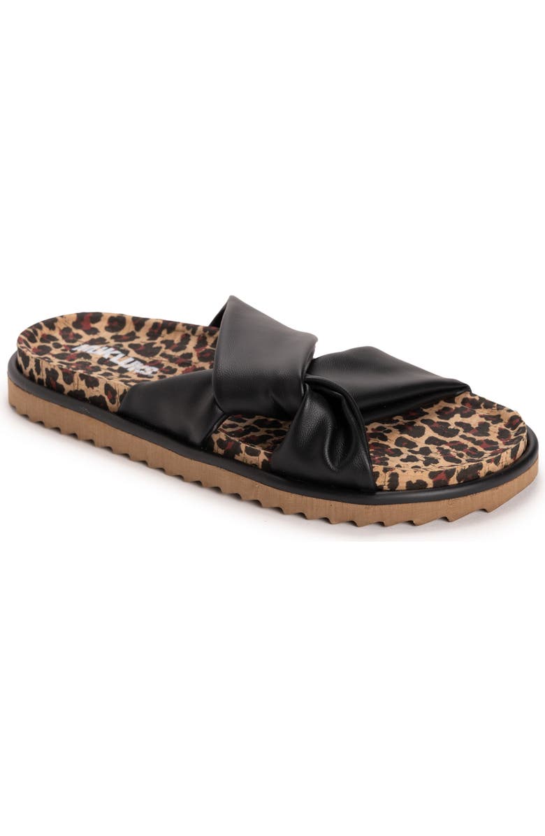 MUK LUKS Jazmine Sandal, Main, color, Black