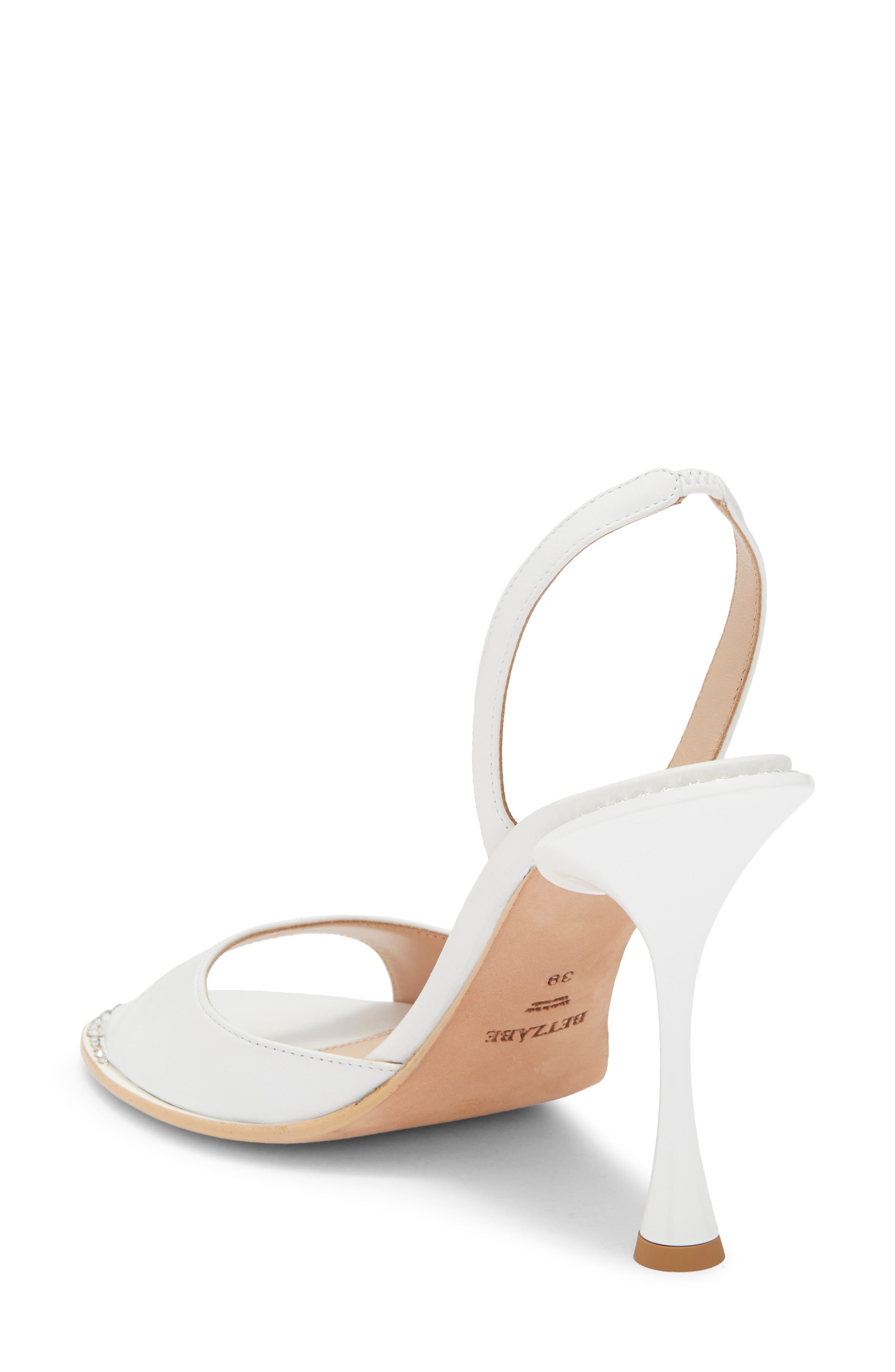 Crystal Slingback Sandal, Alternate, color, WHITE NAPPA