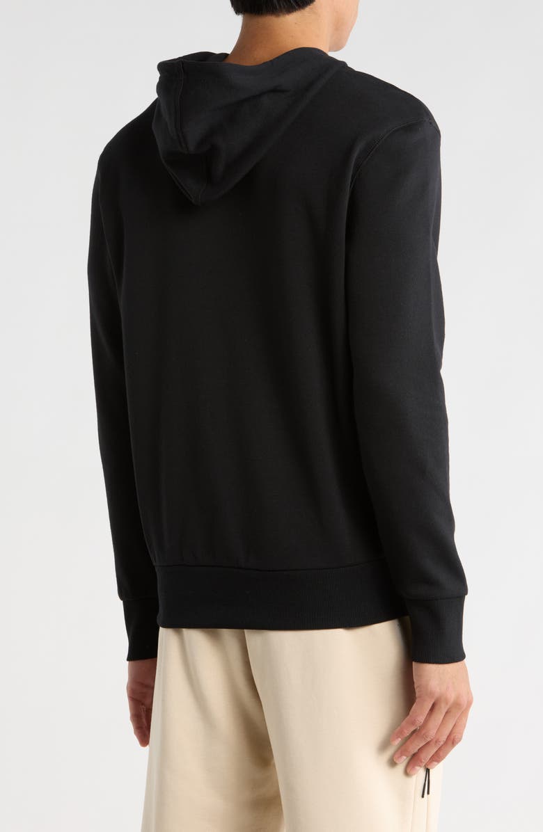 Hurley Cotton Blend Hoodie, Alternate, color, Black