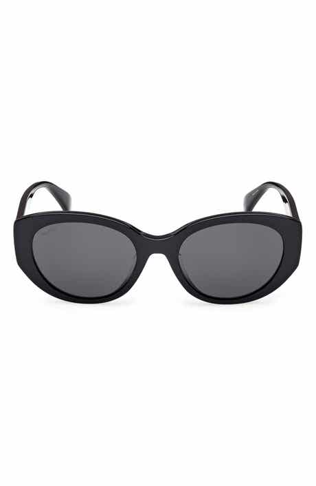 Max Mara 54mm Round Sunglasses