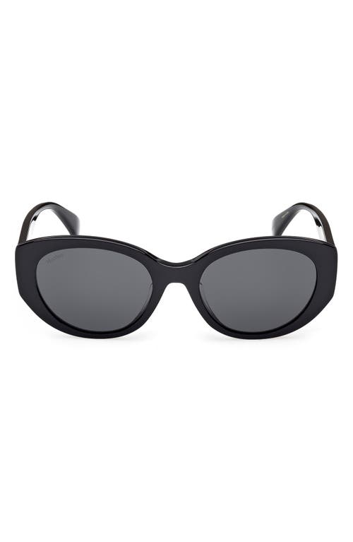 Max Mara 54mm Round Sunglasses