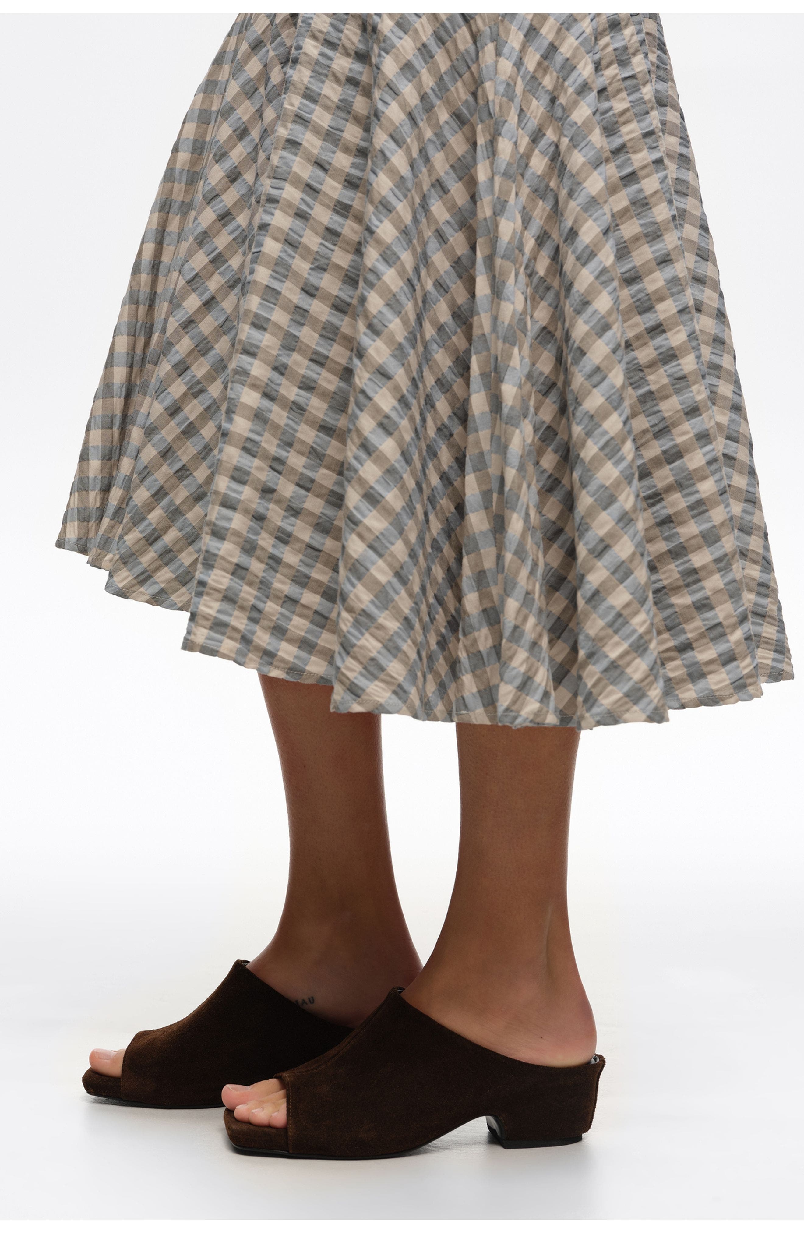 Bimba y Lola Suede Heeled Sandal, Alternate, color, Chocolate