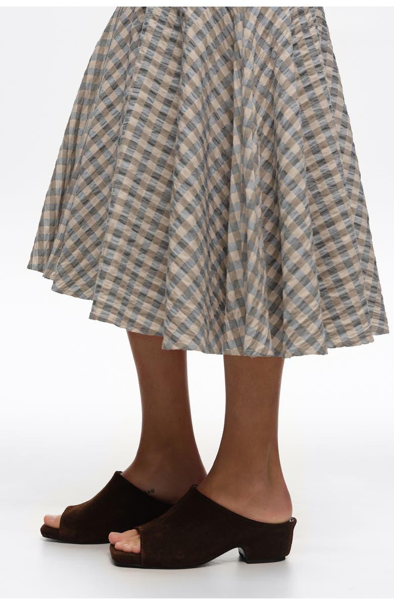 Bimba y Lola Suede Heeled Sandal, Alternate, color, Chocolate