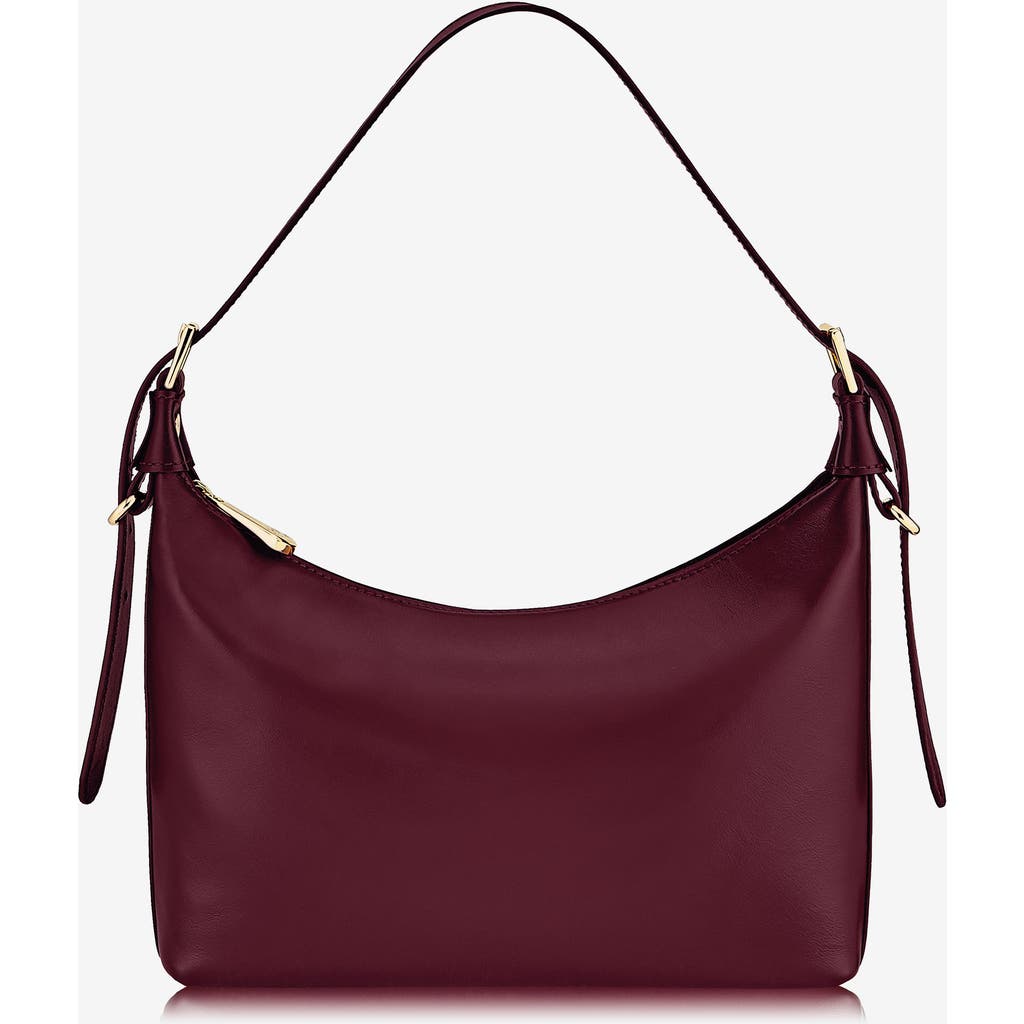 Gigi New York Blake Shoulder Bag In Bordeaux