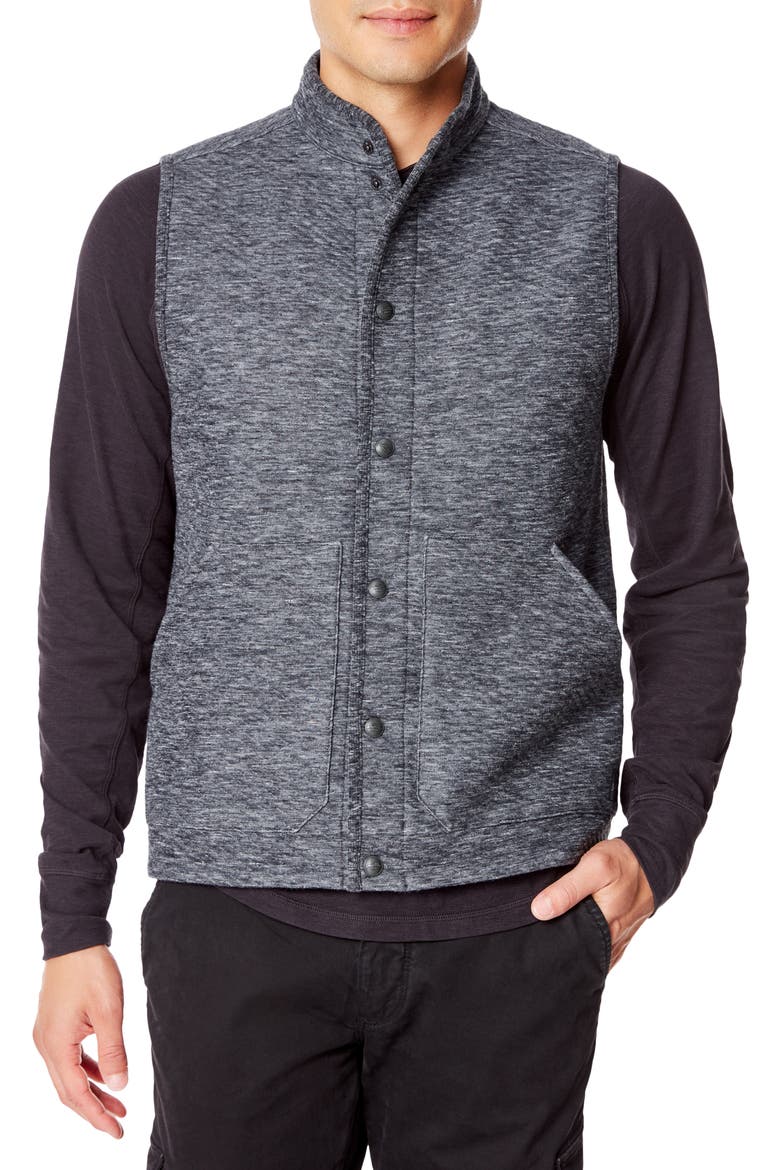 Fuji Slim Fit Vest, Main, color, CHARCOAL HEATHER