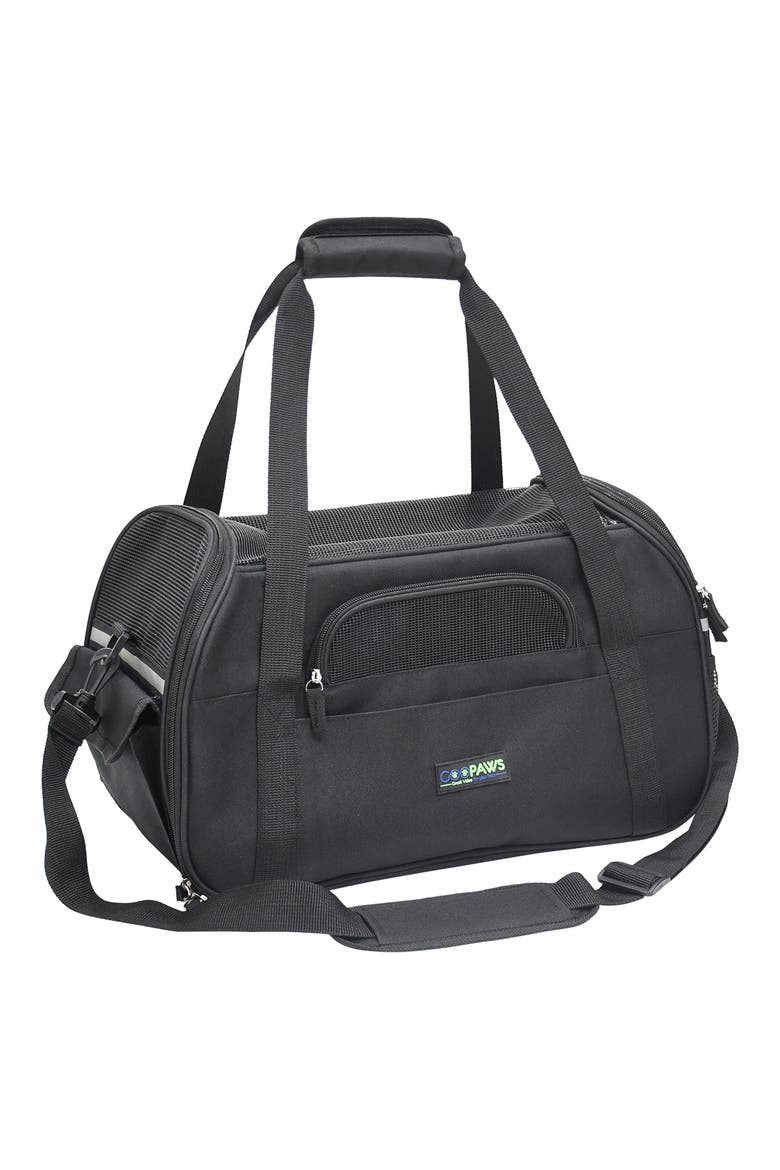 Soft Sided Pet Carrier, Main, color, BLACK