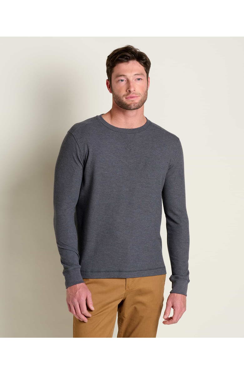 Toad & Co Framer II Long Sleeve Crew, Main, color, Soot