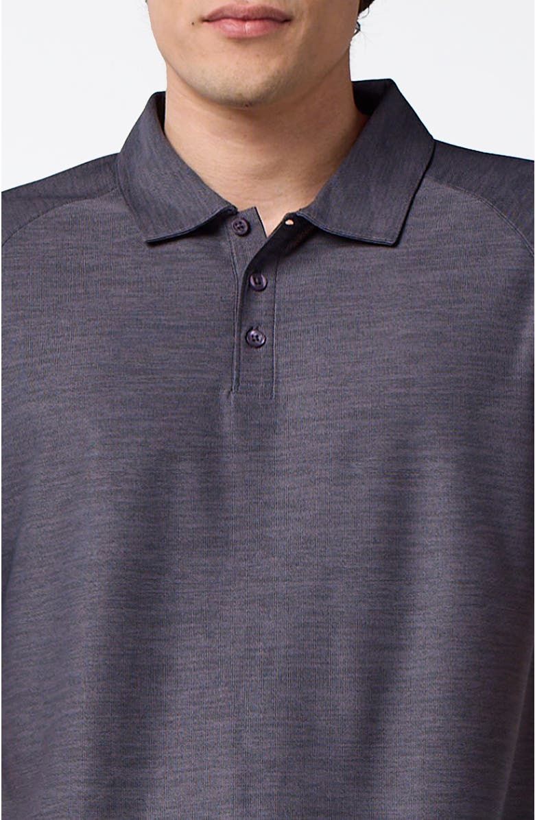Centerline Athletics Men's Cross-Sport Tech Pique Polo, Alternate, color, Charcoal Heather