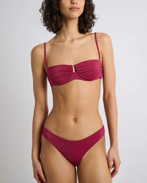 Onia Alessia Bikini Top In Anemone