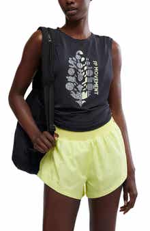 Free People FP Movement Sport Mode Logo Muscle T-Shirt