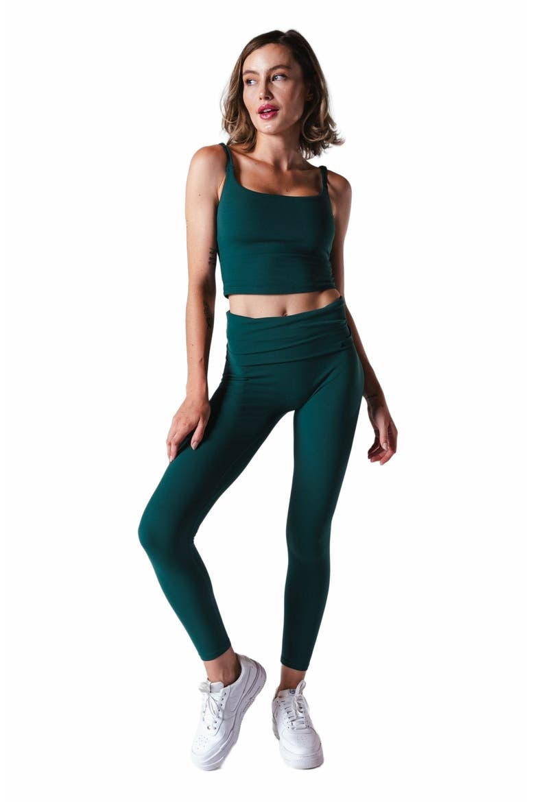 Cloud II Foldover Pant, Main, color, Forest