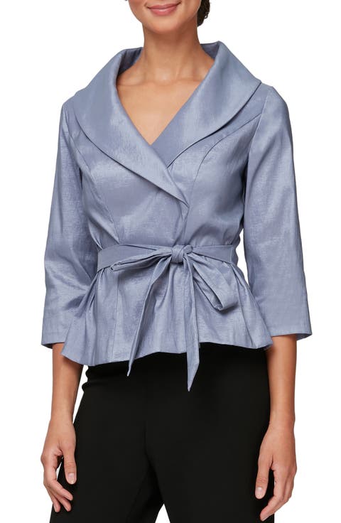 Tie Waist Brushed Satin Top