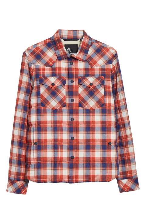 Gelt Quilted Check Shirt Jacket