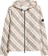 Burberry Salcombe Check Hooded Jacket