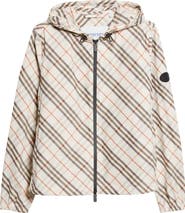 Burberry Salcombe Check Hooded Jacket