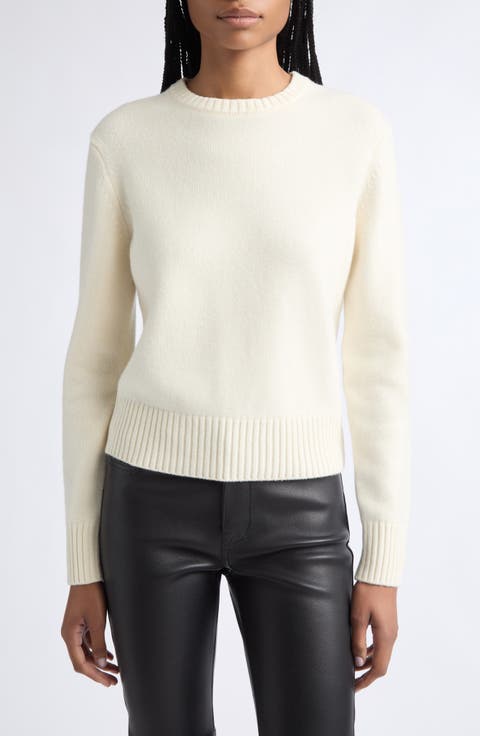 Jenny Wool & Cashmere Crewneck Sweater