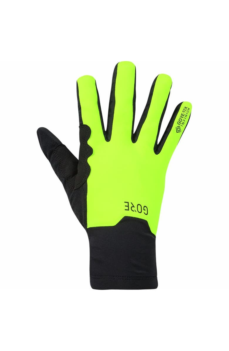 GOREWEAR Gore-Tex Infinium Mid Glove - Men
s, Main, color, Black/Neon Yellow