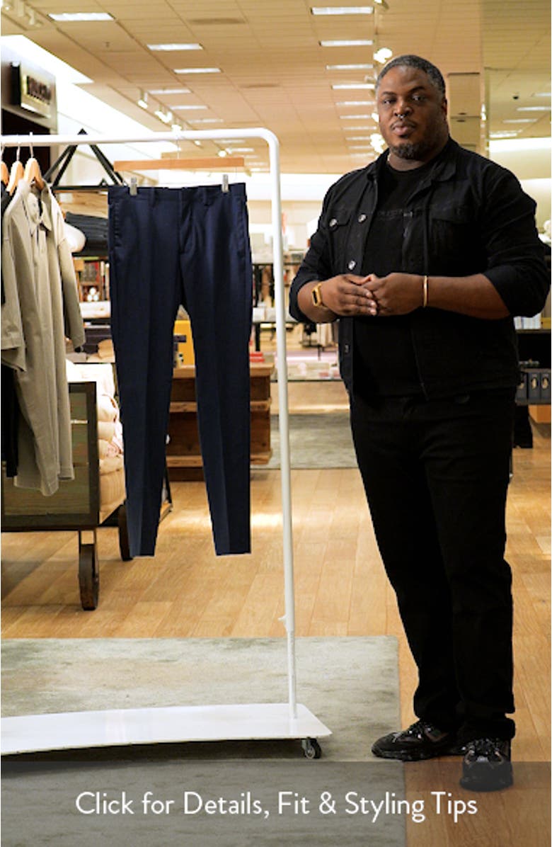 Slim Fit Flat Front Pants, sales video thumbnail