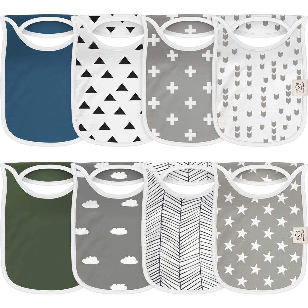 Keababies 8-pack Hallo Drool Bibs In Multi