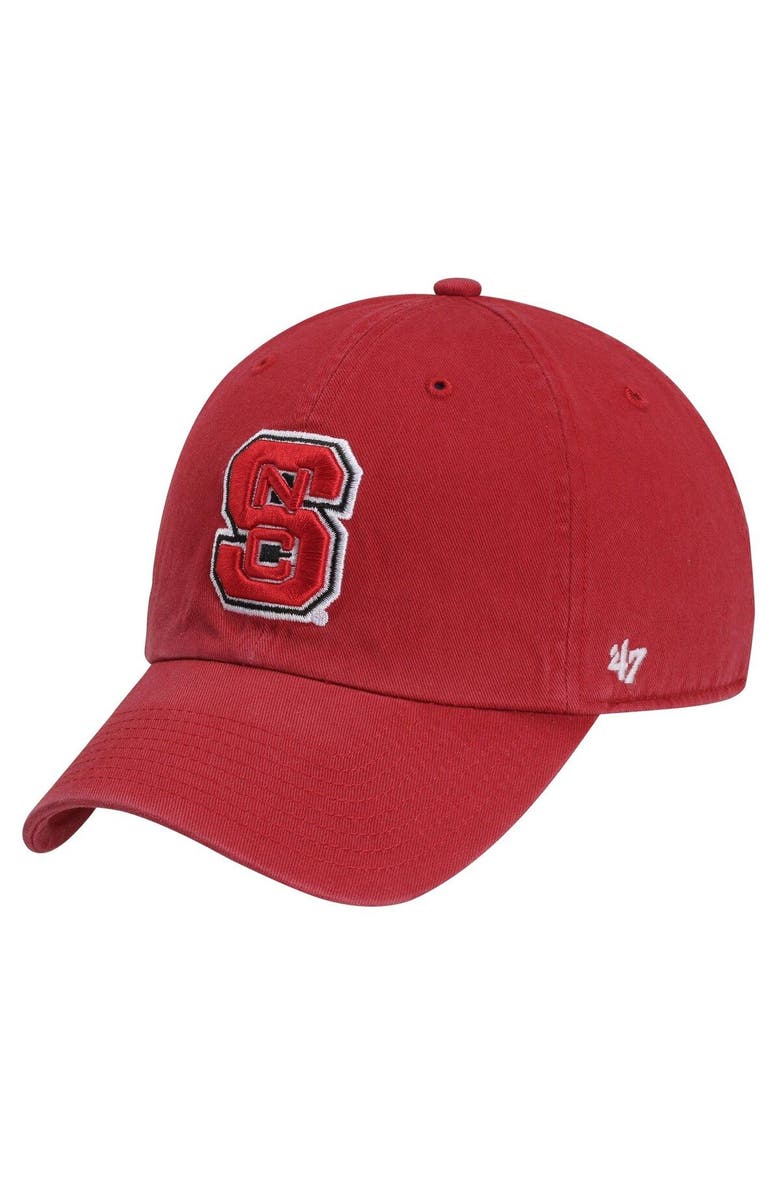 '47 Men's '47 Red NC State Wolfpack Clean Up Adjustable Hat, Alternate, color, Red