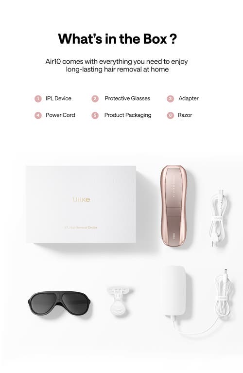 Ulike Ice Cooling Ipl Hair Removal Device In Pink