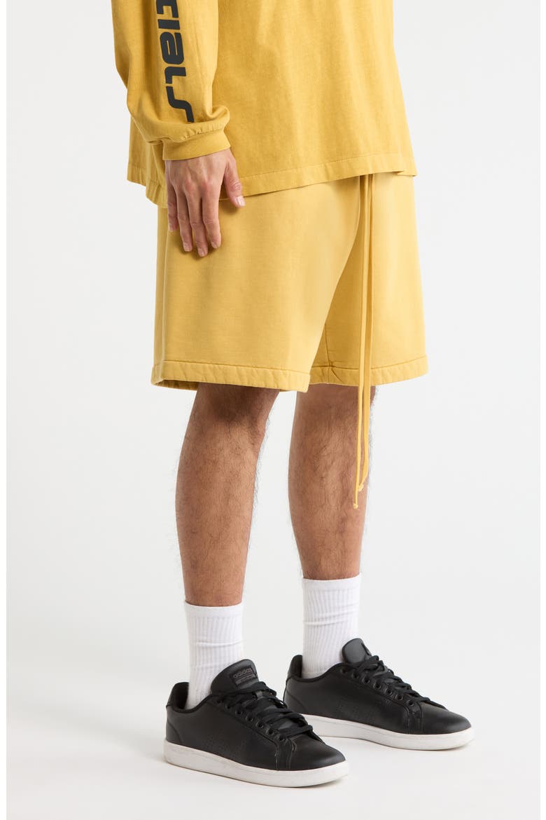Relaxed Sweat Shorts, Alternate, color, CANYON