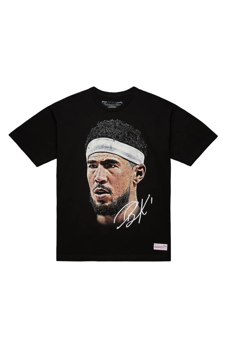 Mitchell & Ness Unisex Mitchell & Ness Devin Booker Black NBA Real Big Face Player T-Shirt, Alternate, color, Black