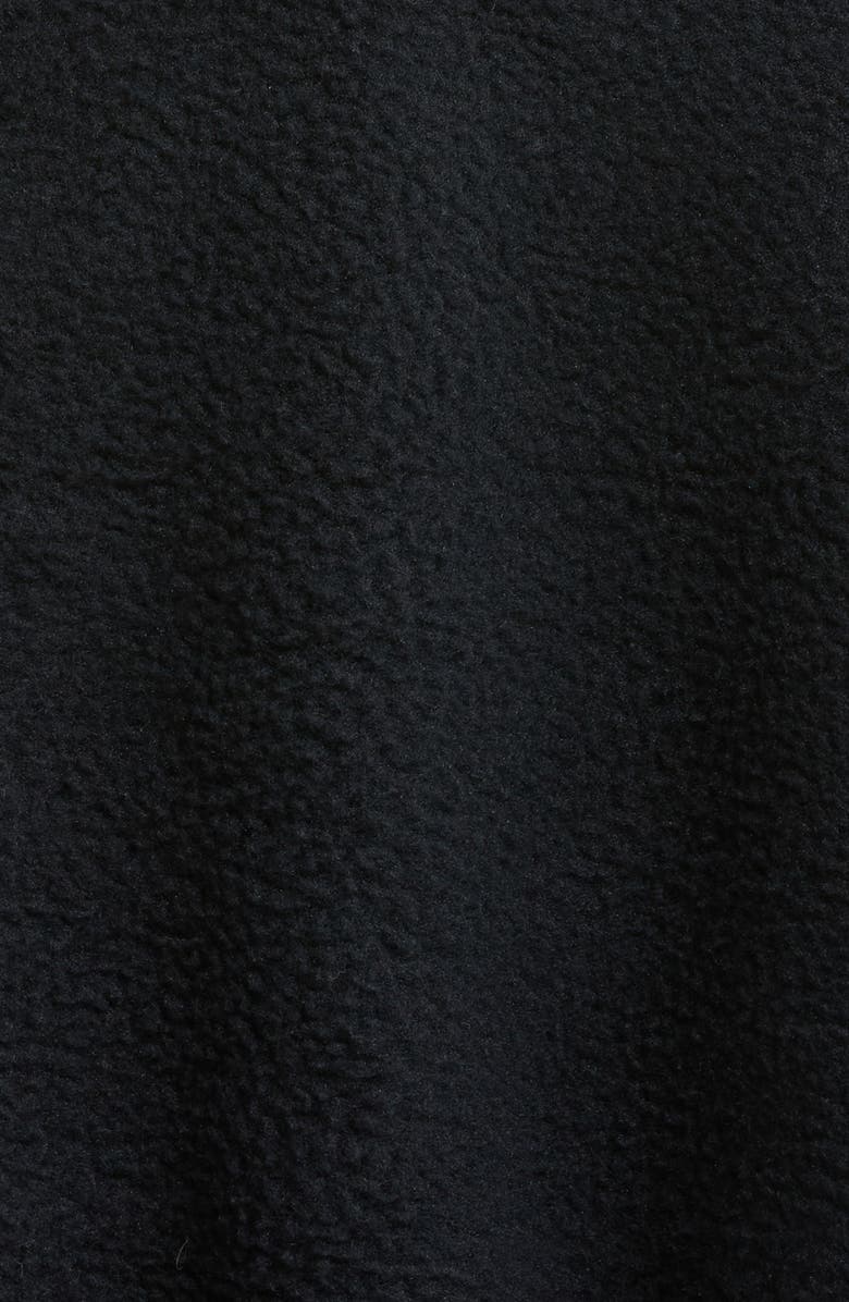 Free People FP Movement Hit the Slopes High Pile Fleece Snow Bibs, Alternate, color, Black