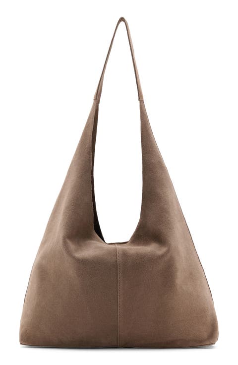 Suede Shoulder Bag