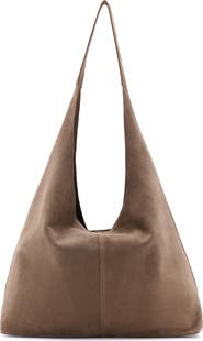MANGO TEEN Suede Shoulder Bag